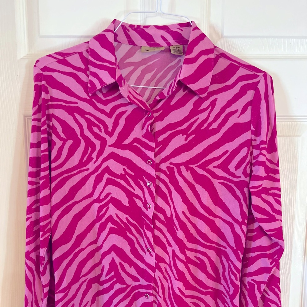 Wrangler button down western shirt